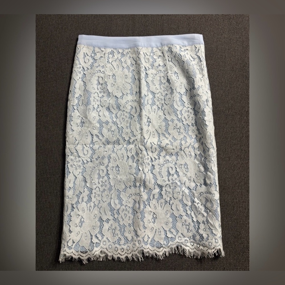 Blue lace XS midi skirt - New